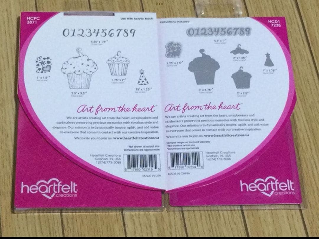 Heartfelt Creations スタンプセット 3点