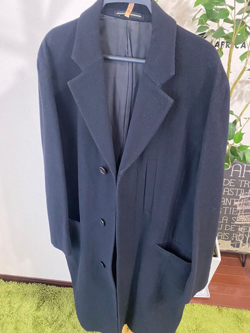 【極美品】ジャンポール・ゴルチエ オム ヴィンテージ ロングコート 黒 モード