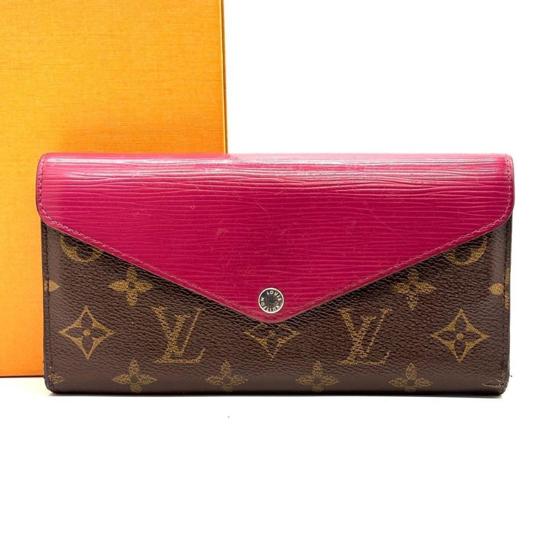 ゆ*づ様 ルイヴィトン　長財布 8カード モノグラム マリールーロン フラップ