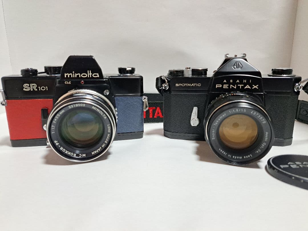 【激安】 MINOLTA SR-101& PENTAX SPOTMATIC SP