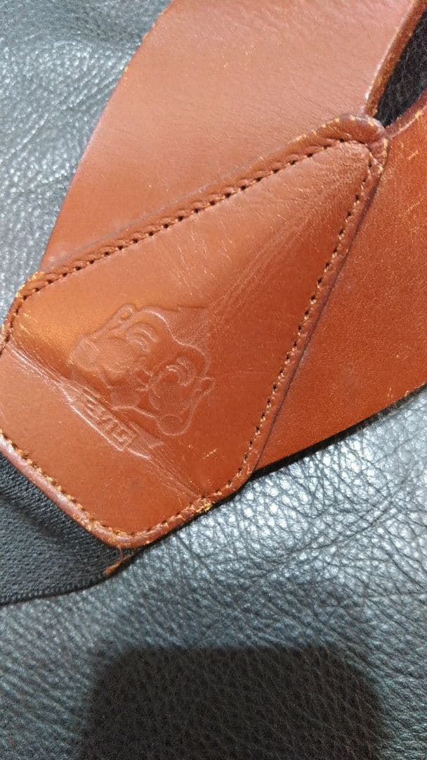 J*様 EVISU エヴィス　本革レザー サスペンダー 　ブラウン