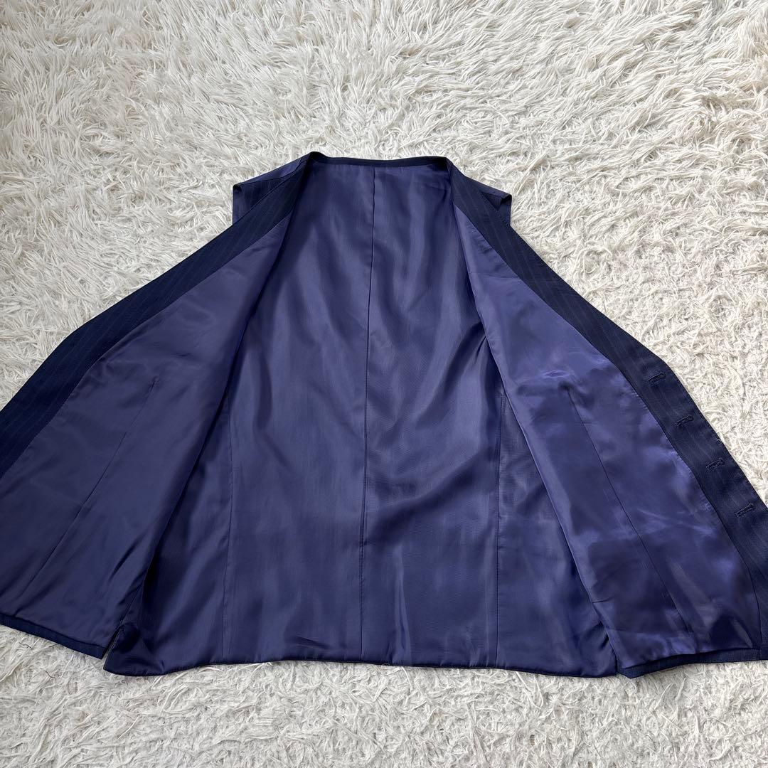 【スーツカンパニー　セレクト】REDA生地　ネイビー　3ピース　180cm 6d