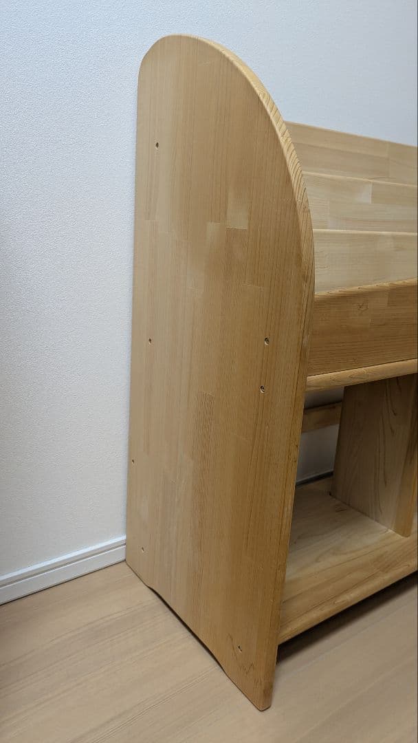 木遊舎 絵本棚 M800 無垢 中古 天然木 ナチュラル 絵本収納