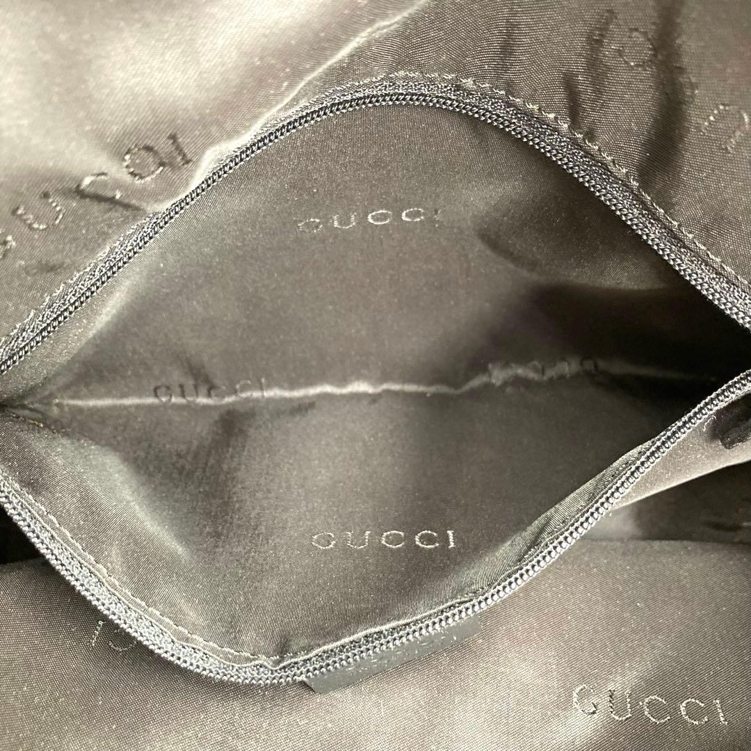 極美品✨GUCCI グッチ バンブー 2way ハンドバッグ ブラック レザー