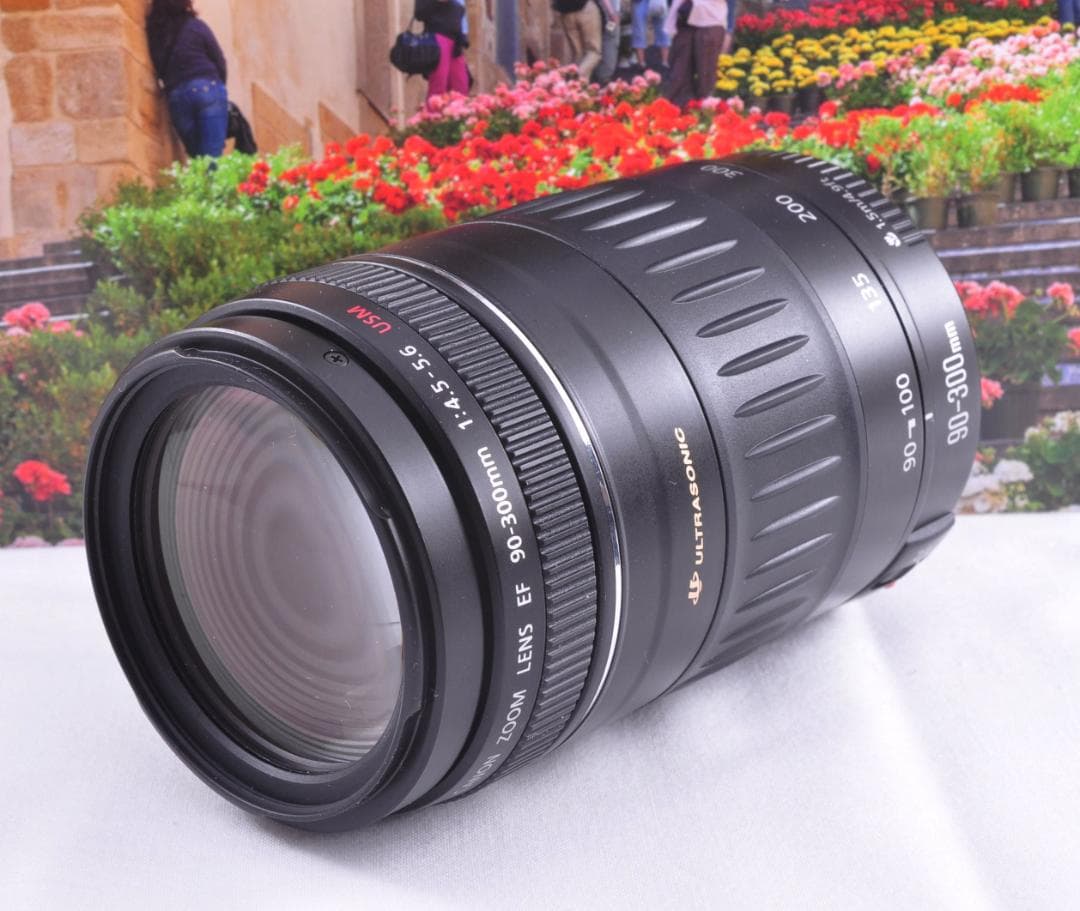 Canon EF 90-300mm F4.5-5.6 望遠ズームレンズ 動作良好