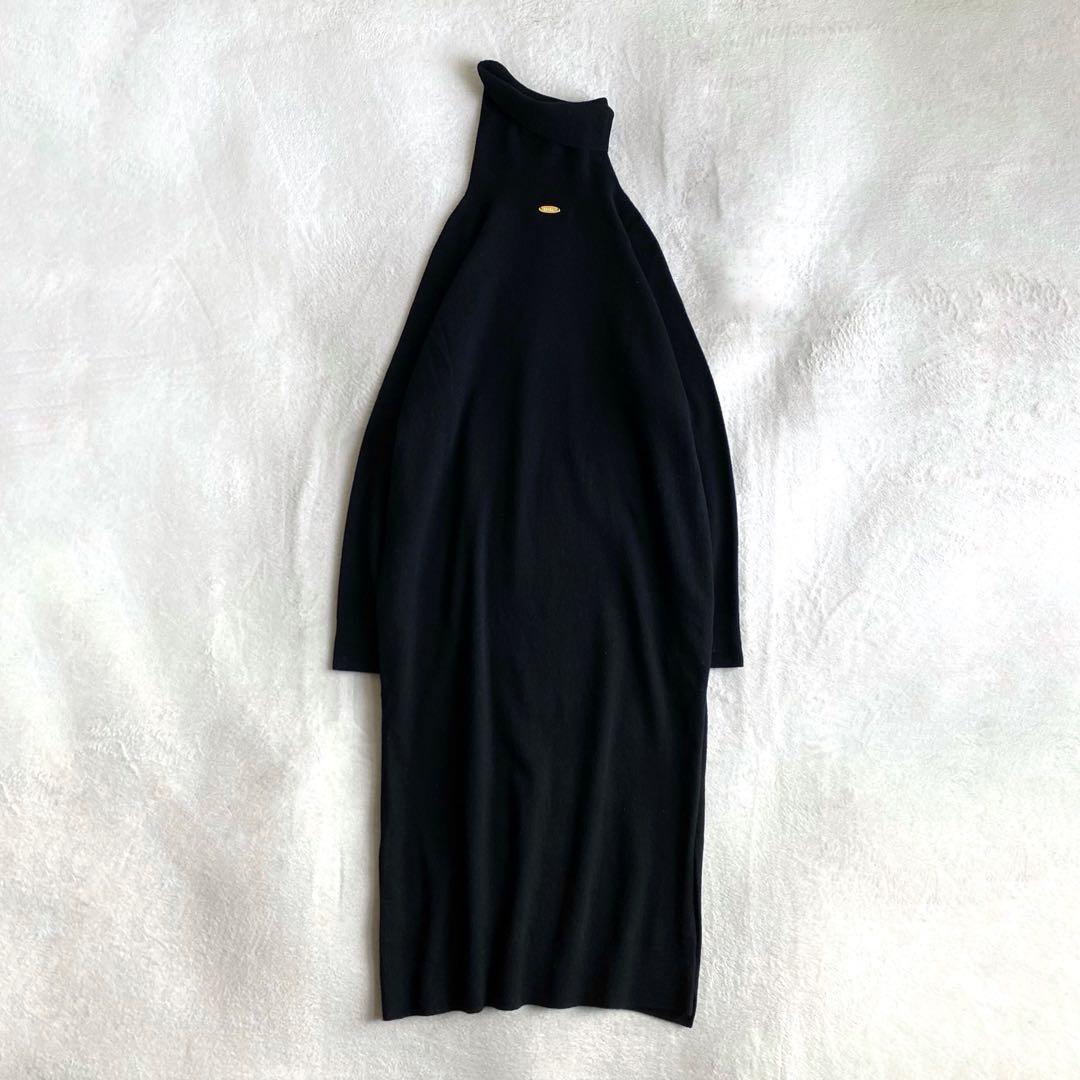 【ほぼ未使用✨】Deuxieme Classe CAPRIタートルワンピース　黒