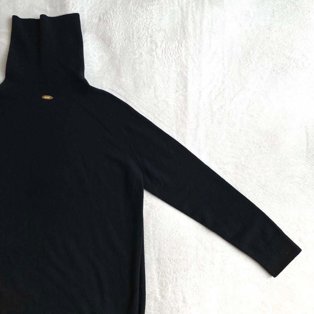 【ほぼ未使用✨】Deuxieme Classe CAPRIタートルワンピース　黒