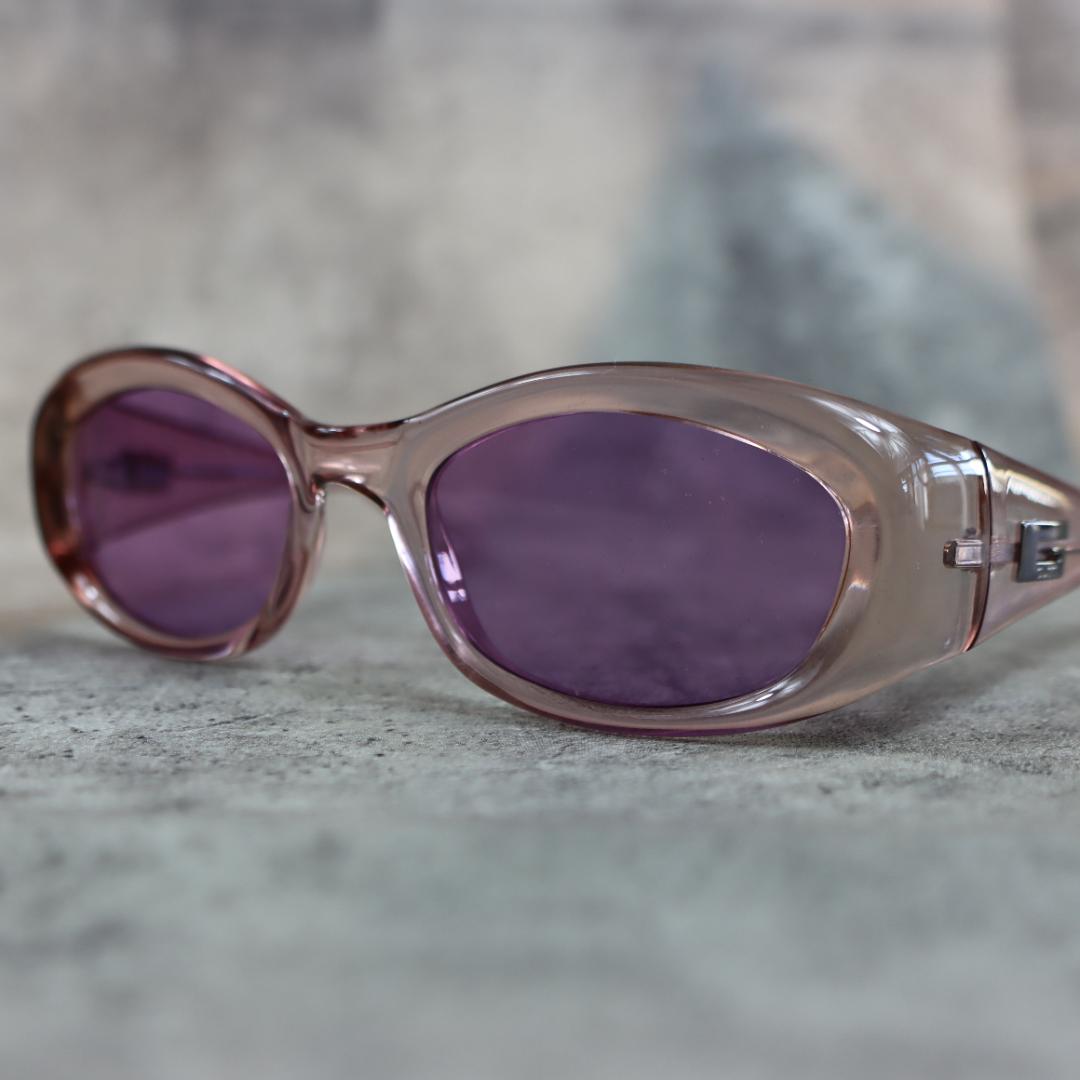 GUCCI グッチ ピンク サングラス パープルレンズ ケース付き