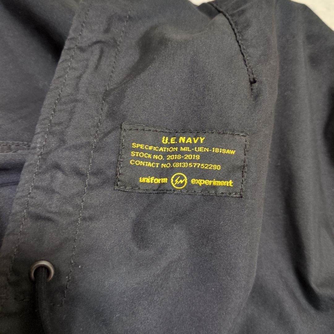 uniform experiment×ALPHA M-51モッズコート 黒 XL