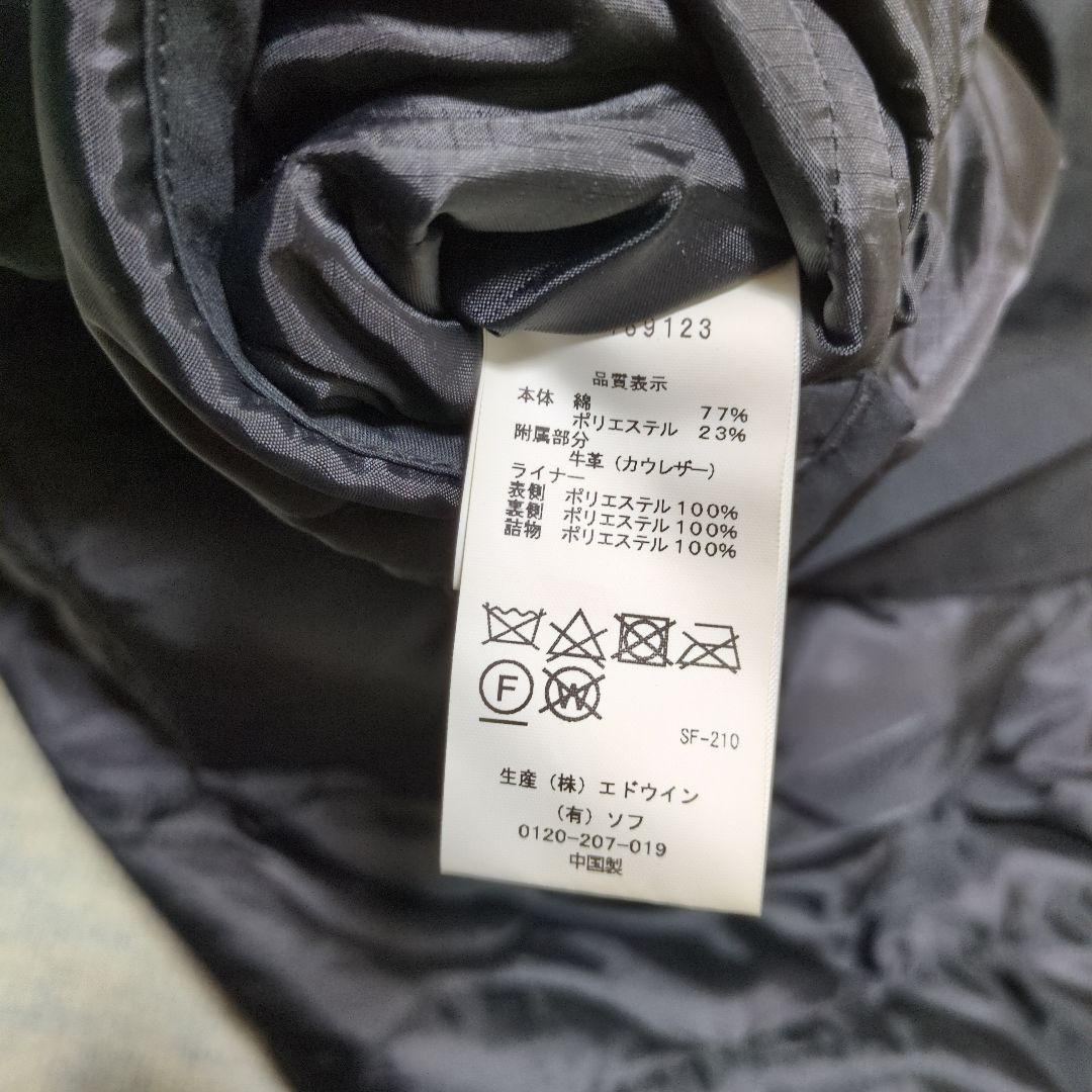 uniform experiment×ALPHA M-51モッズコート 黒 XL