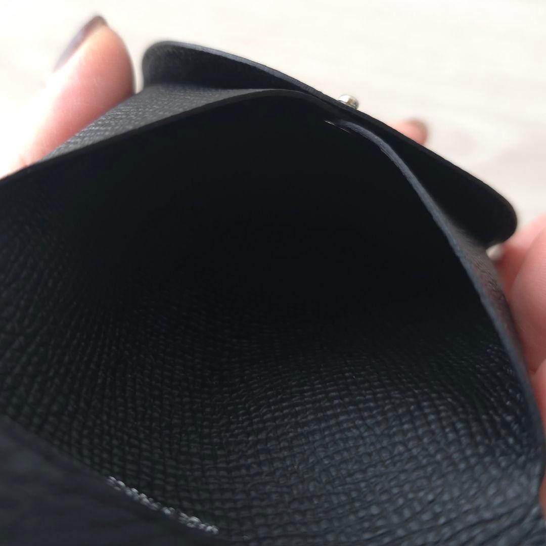 未使用【エルメス】バスティア　ダークブロンズ　エプソン　ケース