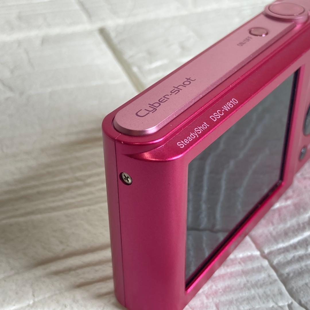 SONY デジカメ Cyber-shot DSC-W810 ピンク 動作品