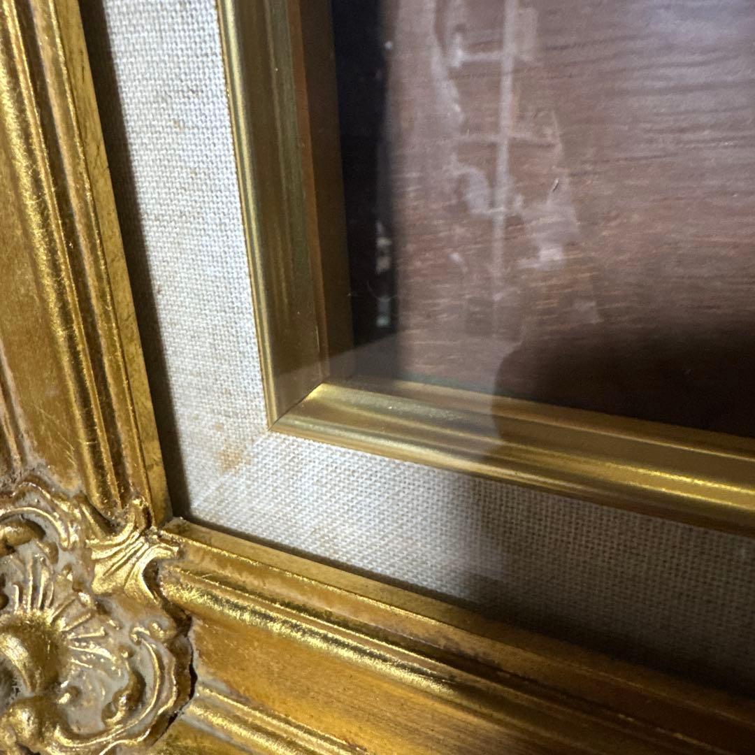 F10号　額縁　油彩額縁　油絵額縁　ガラス