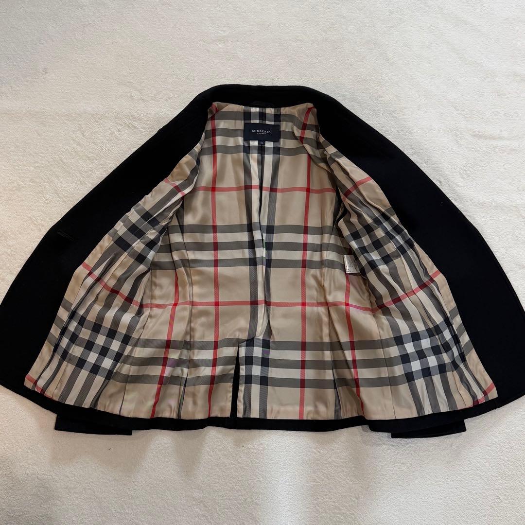 バーバリーロンドン　テーラードジャケット　メガチェック　黒　大きいサイズ　3L