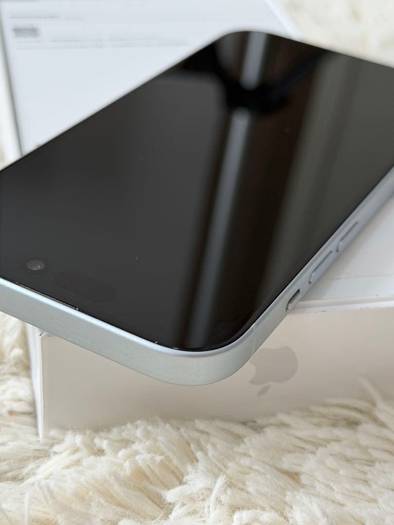 iPhone 15 ブルー 128GB 本体 SIMフリー バッテリー85%