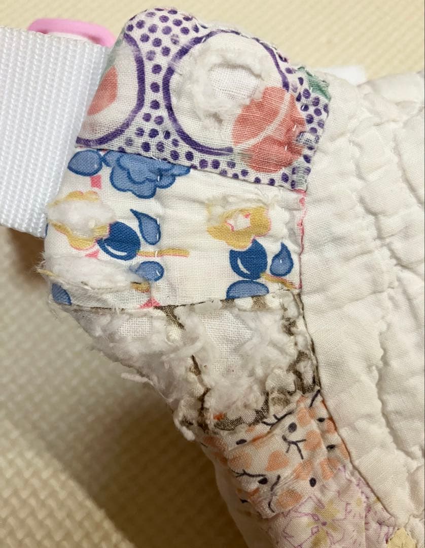 Mii様売約済 アンティークキルト キルティング ウエストバッグ パッチワーク