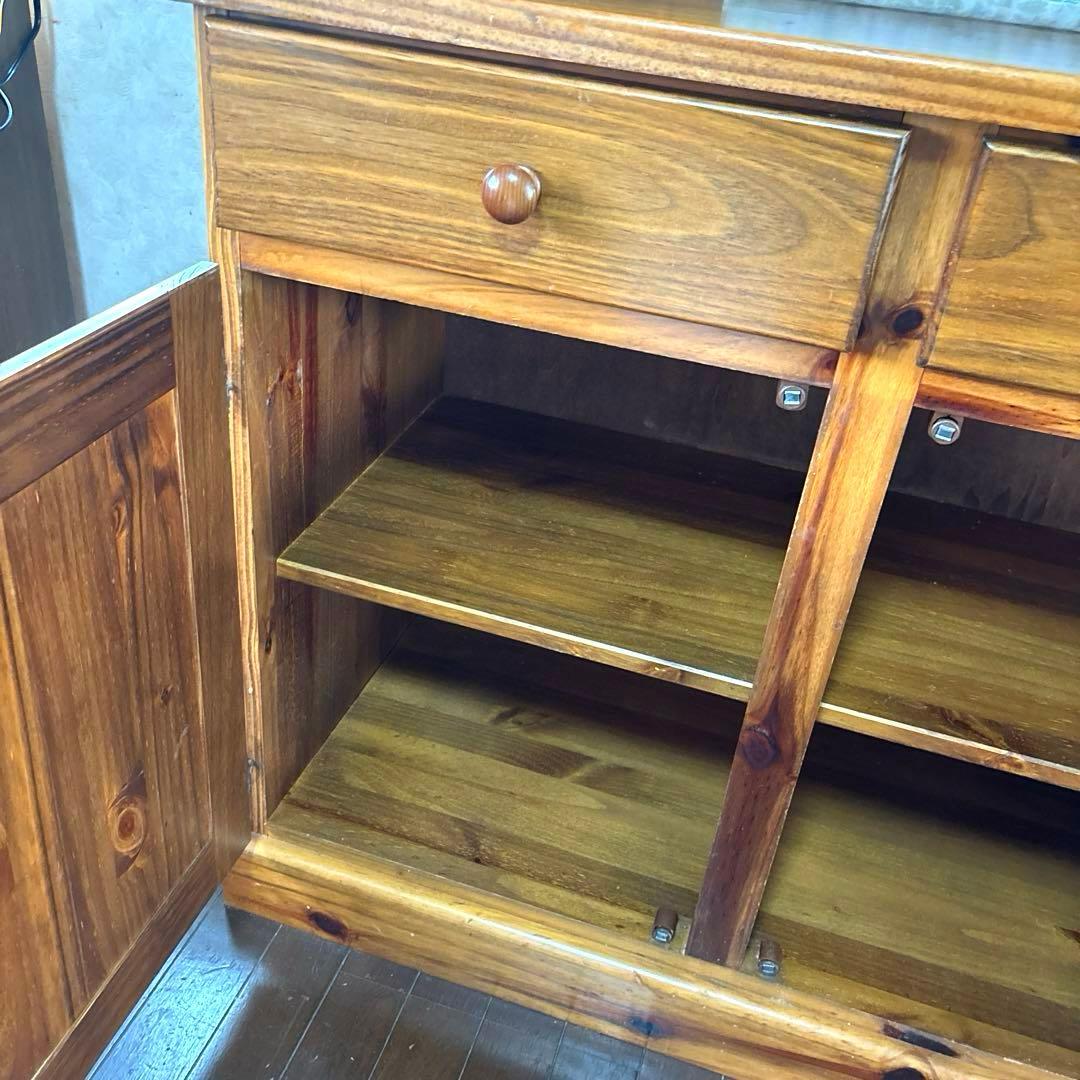 【良品】イタリア製 ヴィンテージ カップボード 食器棚 収納棚