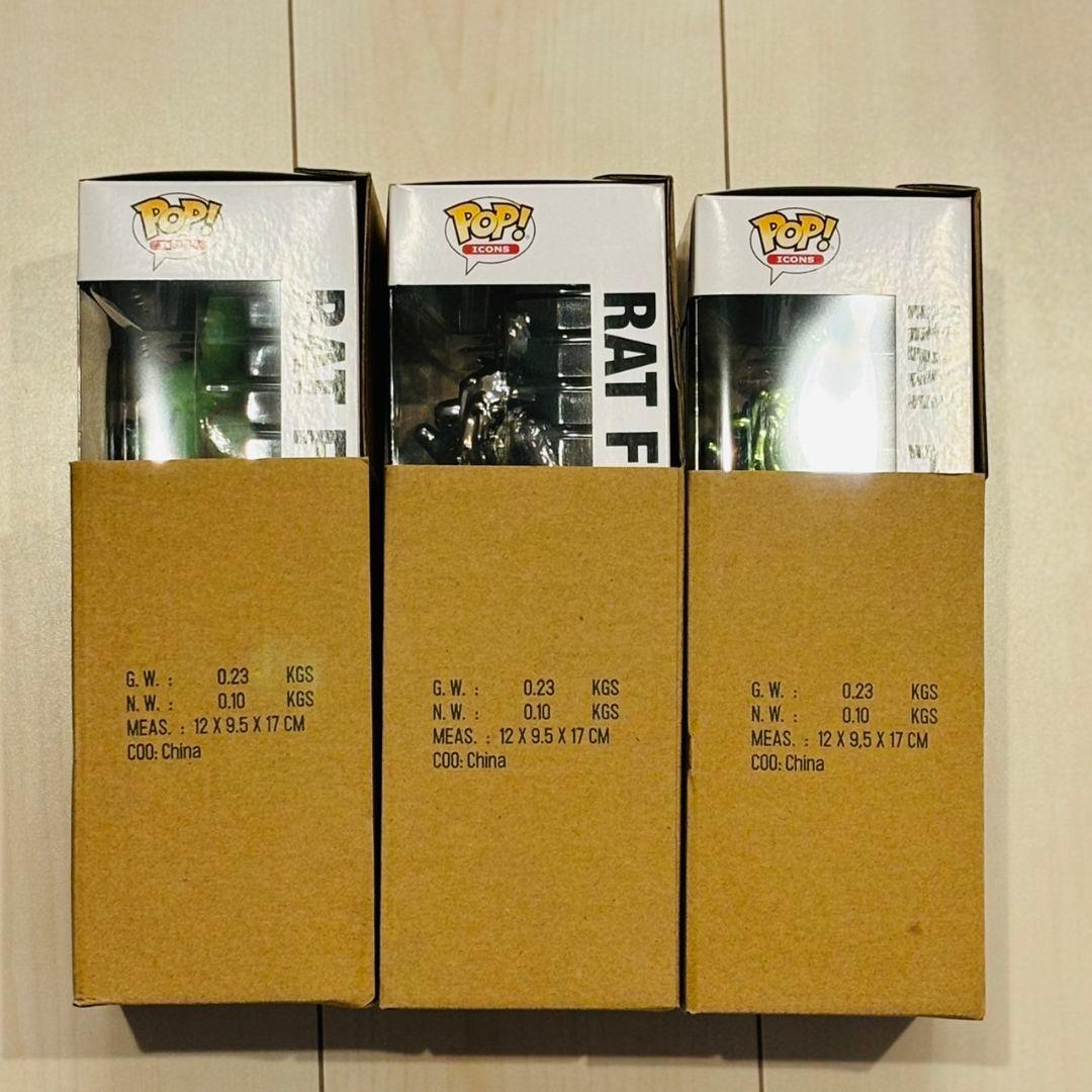 Funko Pop! Icons Rat Fink フィギュア 3体セット