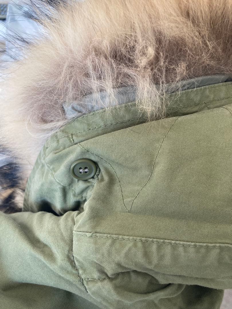 Mr&Mrs Italy 極上ラクーン&コヨーテ モッズコート XXS