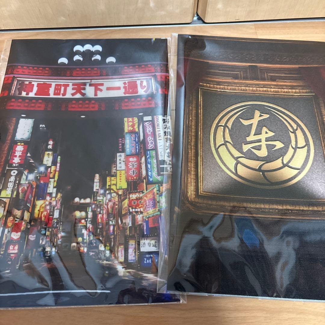 龍が如く　コトブキヤ　布ポスター　特典　桐生一馬　真島吾朗　神室町　東城会本部