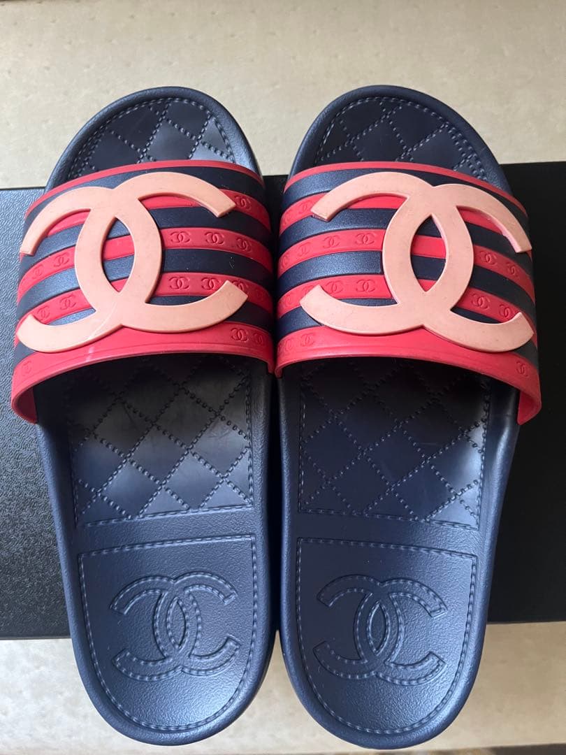 CHANEL シャネル ビーチサンダル 37