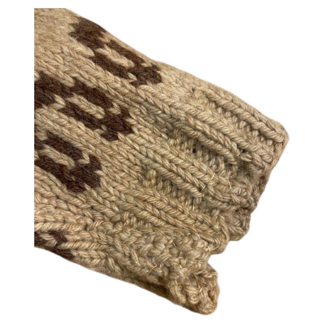 60s カウチンセーター トナカイ柄　ウールニット ヴィンテージ