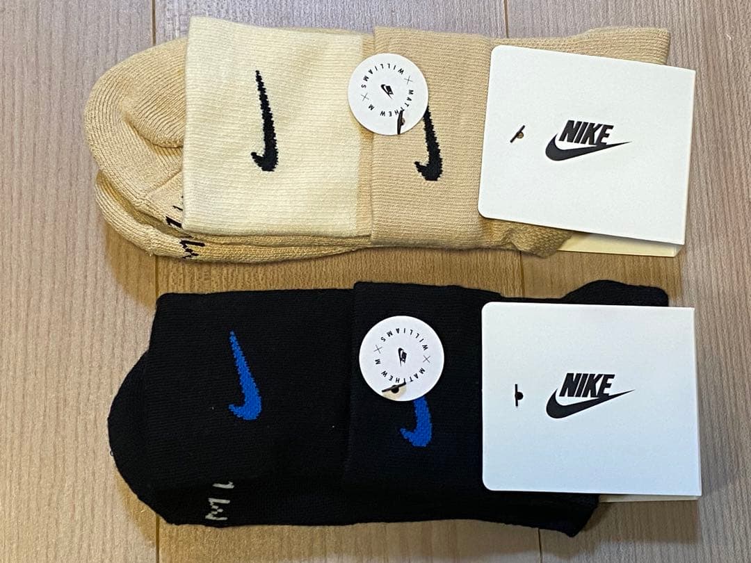 NikeLab MMW ソックス セット　Size Lベージュ ブラックALYX