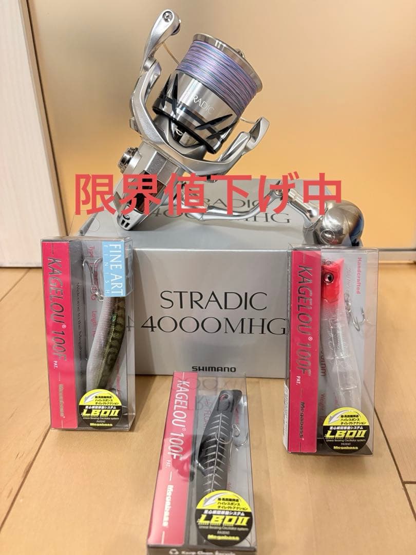 23ストラディック4000MHG美品 カゲロウ100F 3本セット