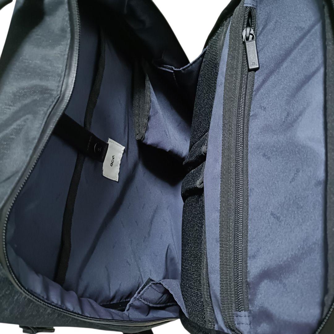 【極美品】エースジーン ガジェタブルヘザー2 リュック バックパックブラック