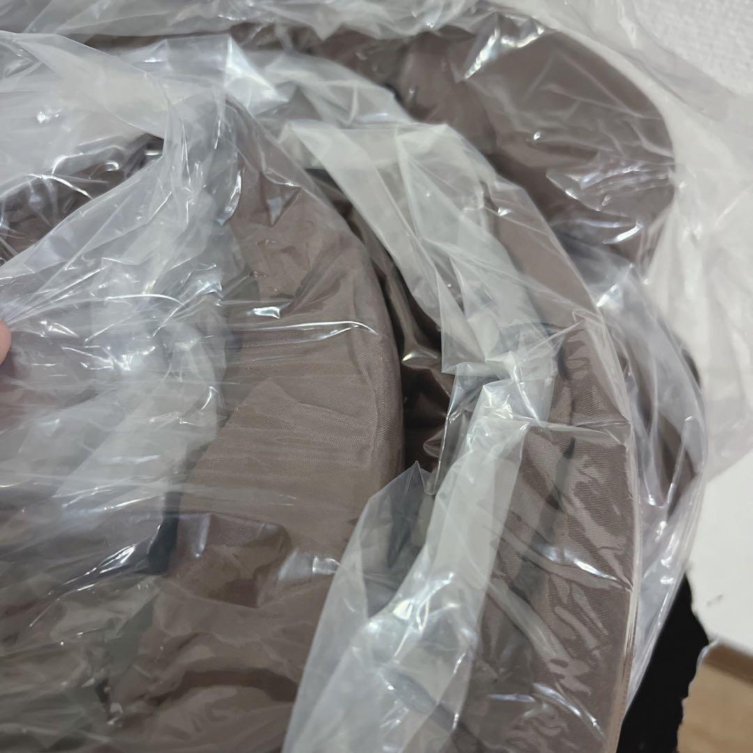 新品★マットレス　ダブル　ブラウン　厚さ10cm 硬め　三つ折り　硬め