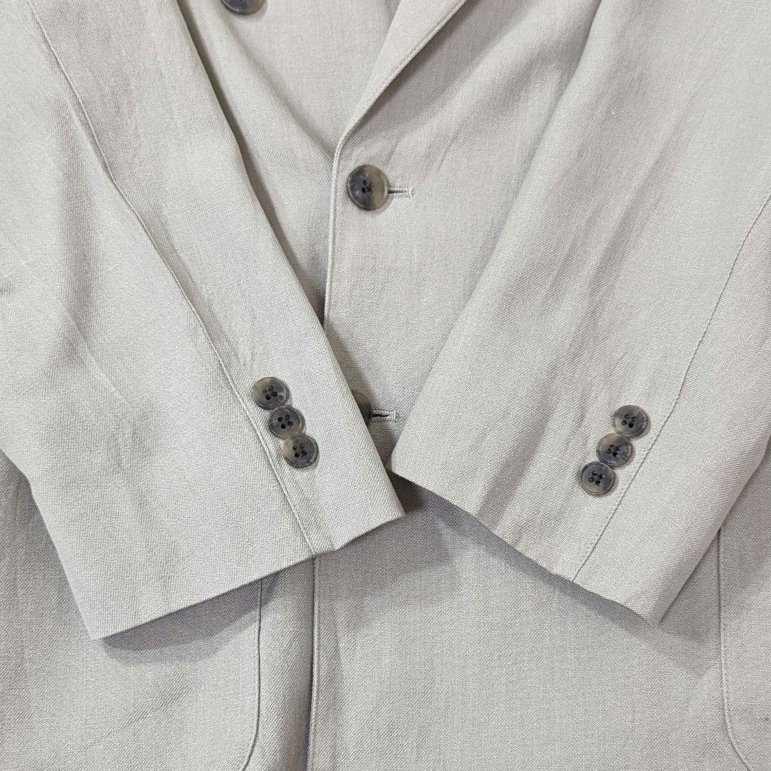 超高級リネン★状態良好◎スティーブンアラン　ダブル　テーラードジャケット　S