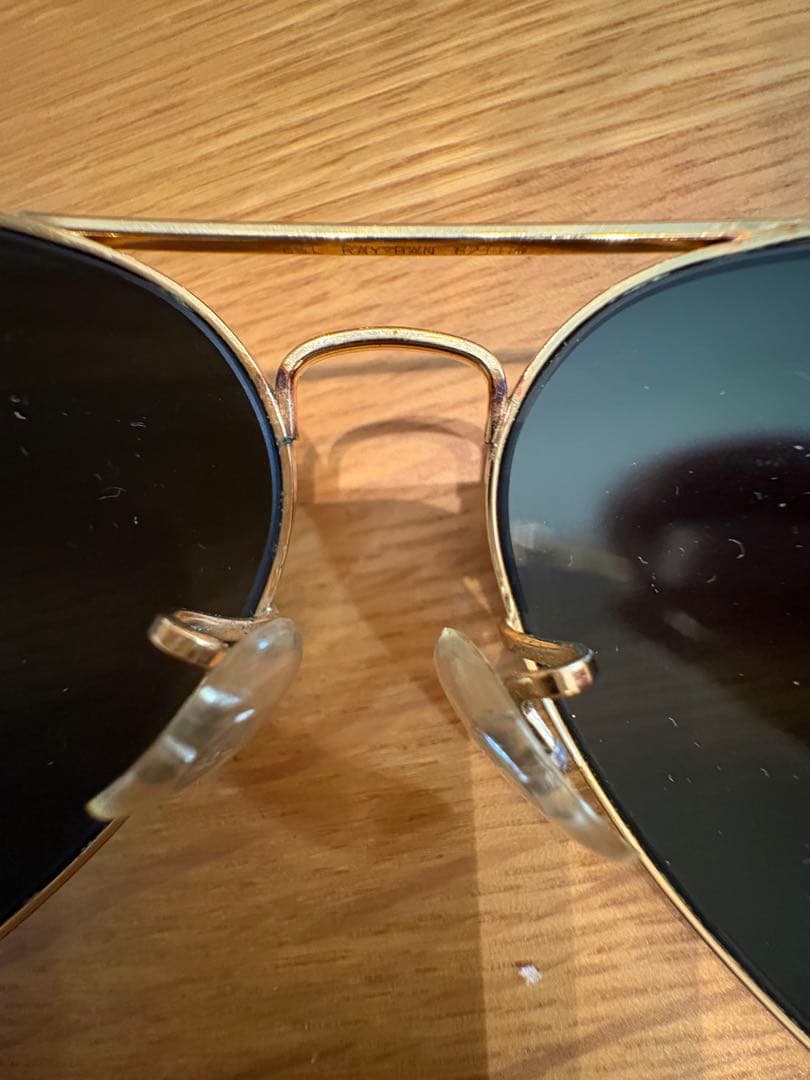 廃盤　B&L Ray-Ban Aviator サングラス ミラーレンズ 62mm