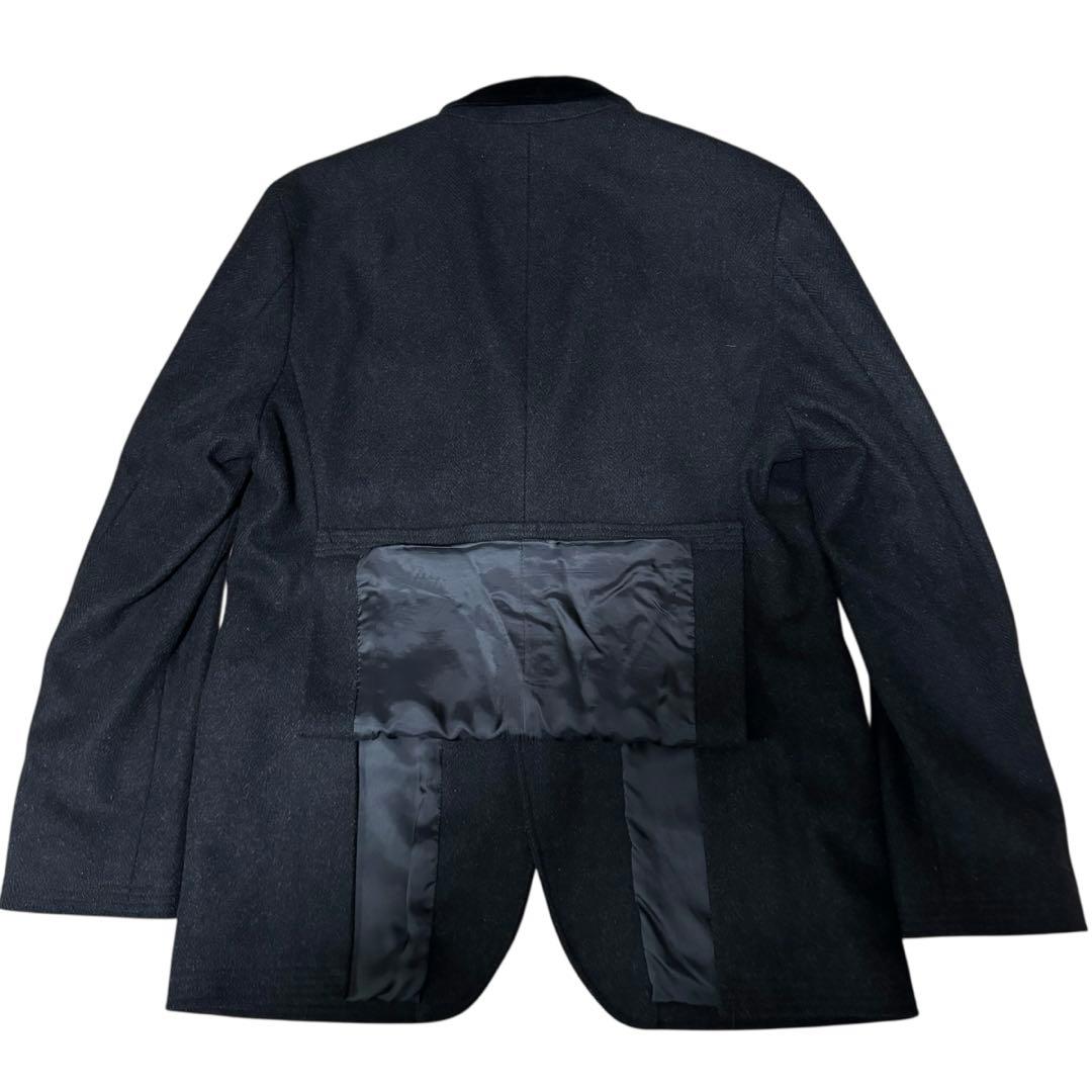 美品☆ラルフローレンラグビー　テーラードジャケット　ダークグレー　カシミヤ　L