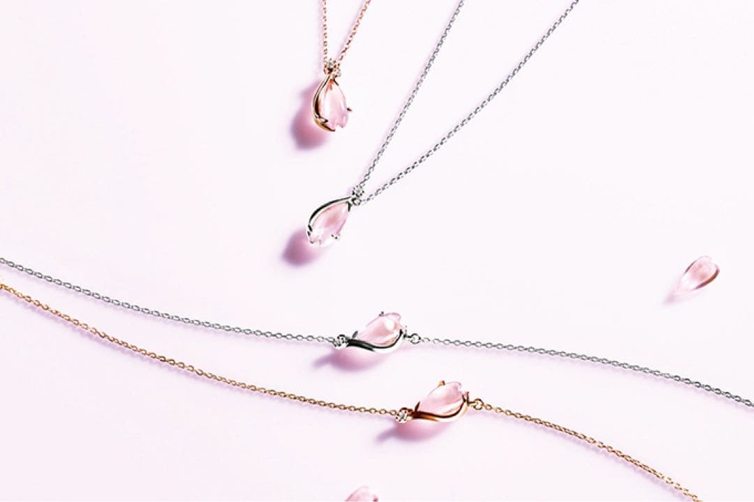 STAR JEWELRY SAKURA K10PPG ネックレス