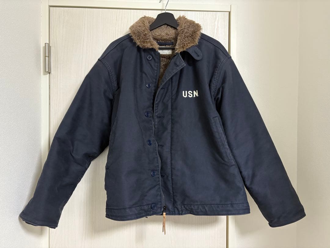 houston ネイビーデパートメント N1 N-1 デッキジャケット