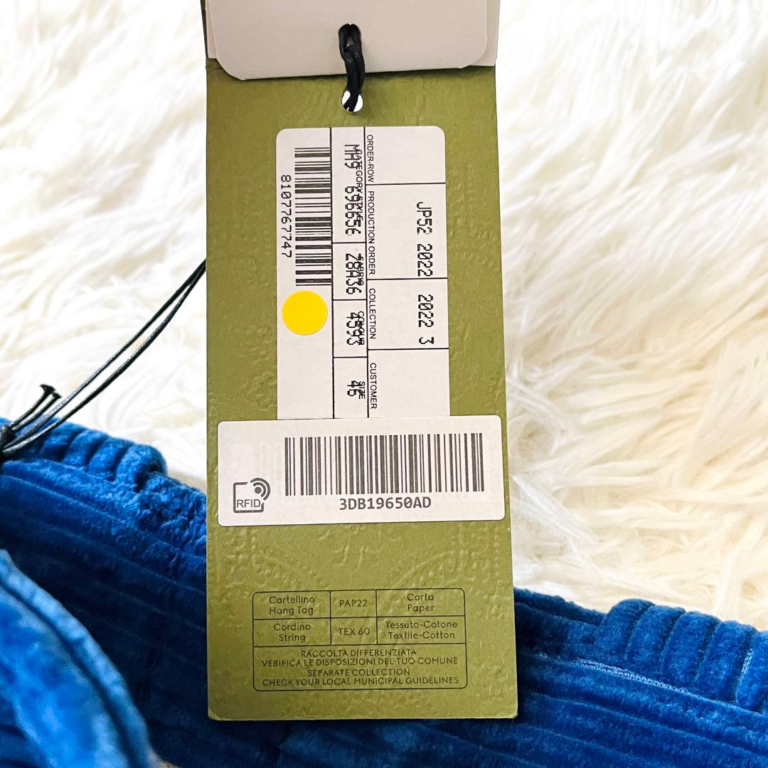 【新品タグ付き】グッチ×アディダス　パンツ　コーデュロイ　ホースビット　3ライン