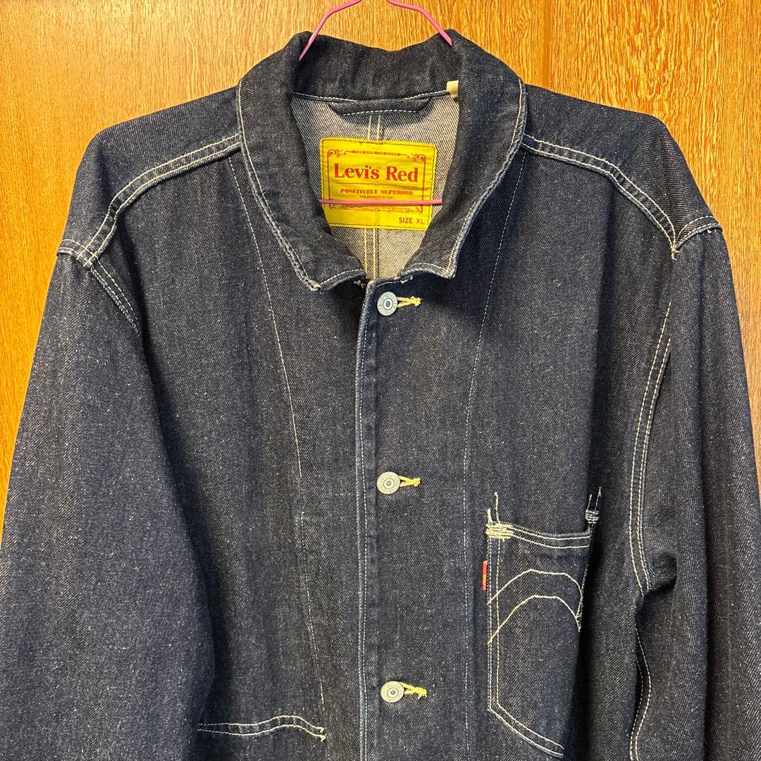 値下げ Levi's Red カバーオール XL リーバイス