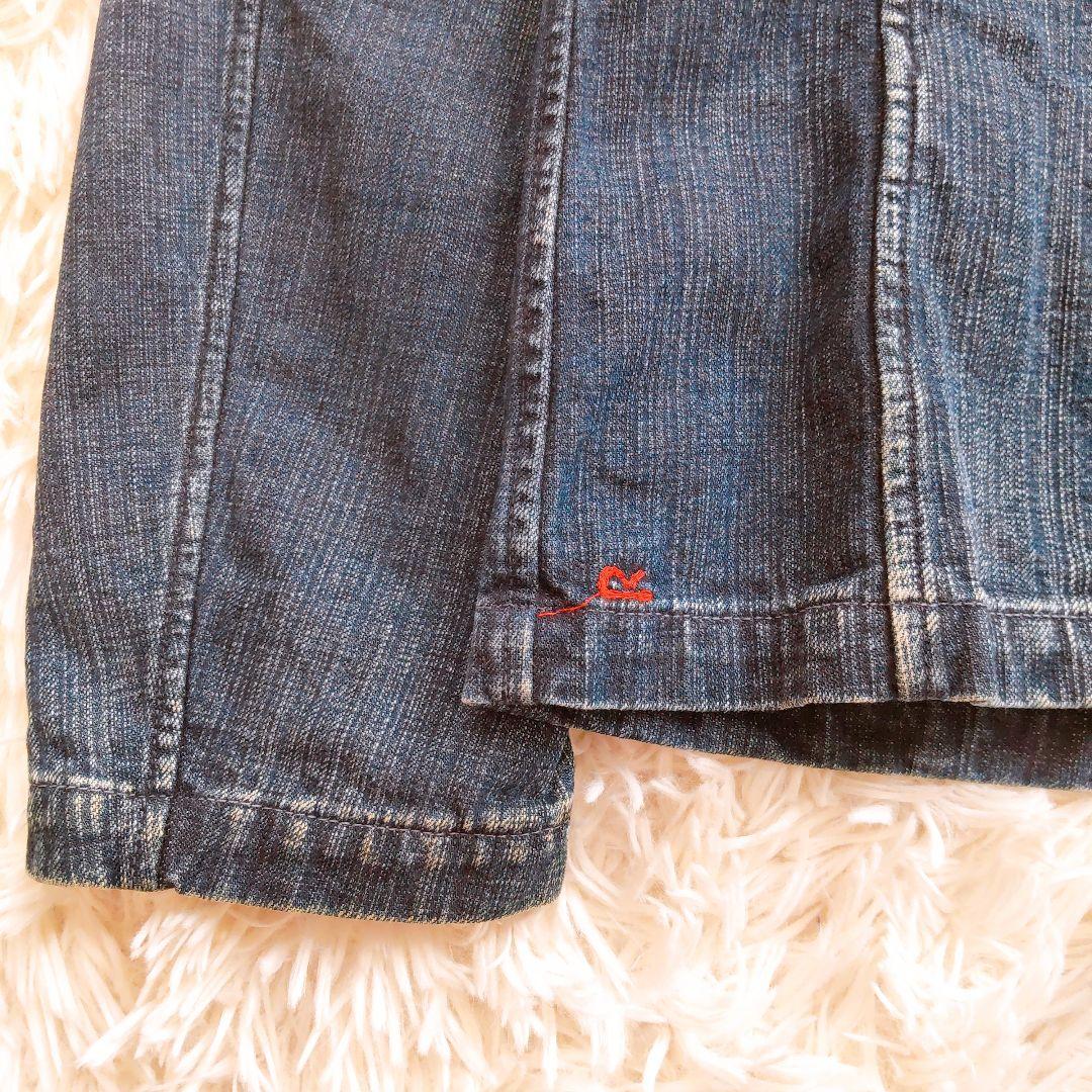 45R/45rpm　デニムジャケット　藍染　インディゴ コンチョボタン　サイズ4