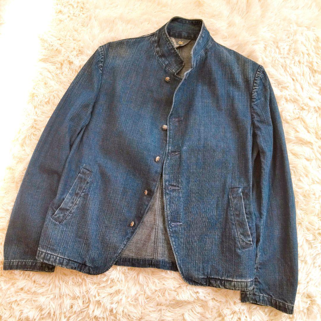45R/45rpm　デニムジャケット　藍染　インディゴ コンチョボタン　サイズ4