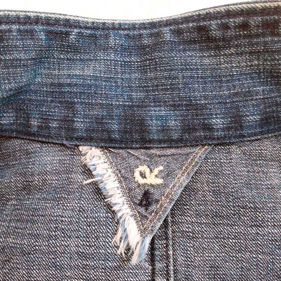 45R/45rpm　デニムジャケット　藍染　インディゴ コンチョボタン　サイズ4