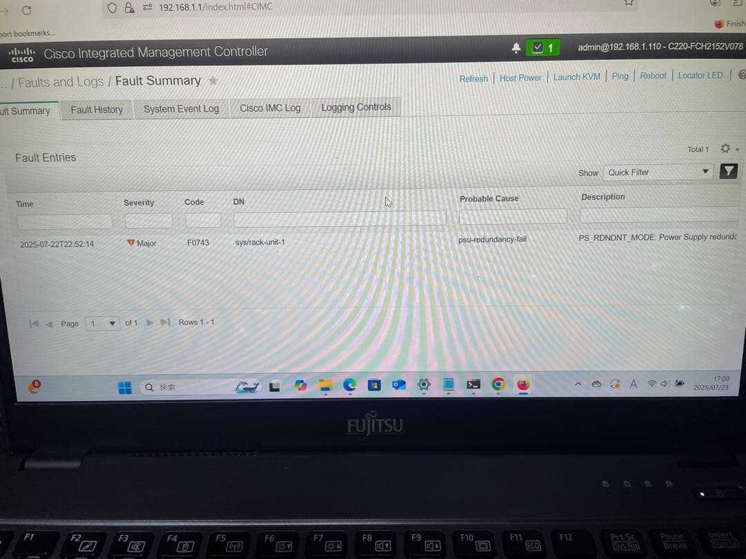 Cisco UCS C220 M4 / UCS C240 M4S サーバー本体