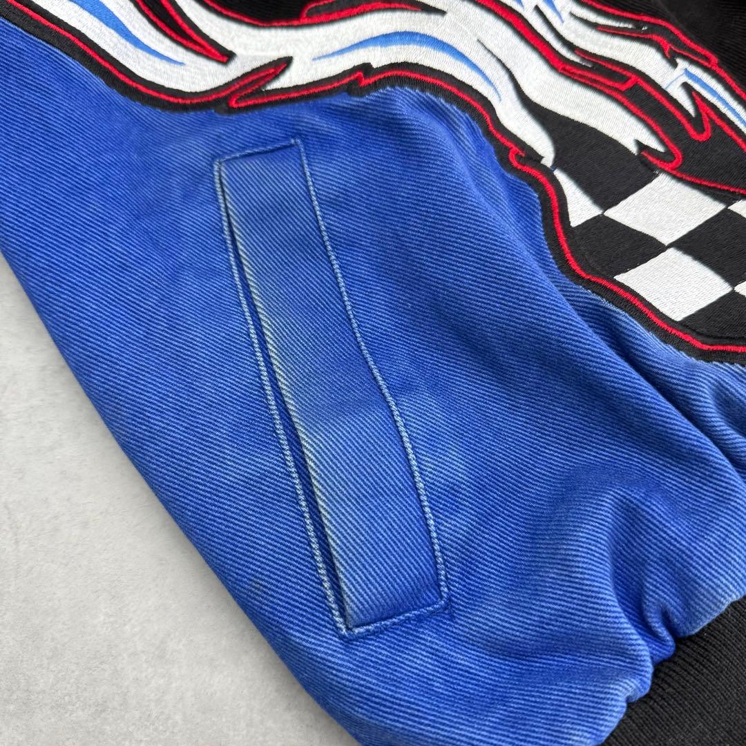 CHOKO Snap-on スナップオン 刺繍レーシングジャケット L