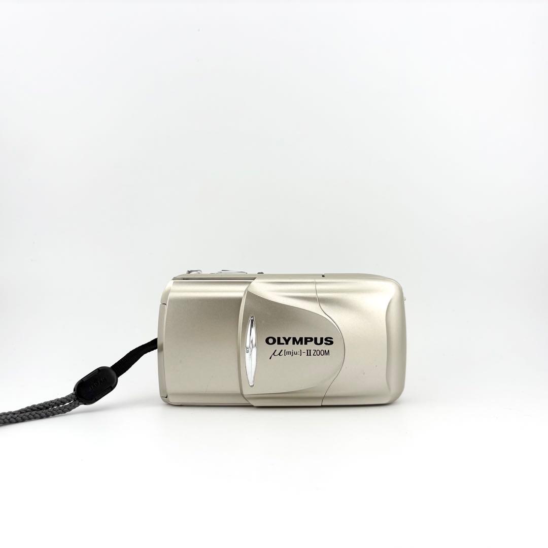 【完動品】OLYMPUS μ ii zoom フィルムカメラ 動作確認済み 美品