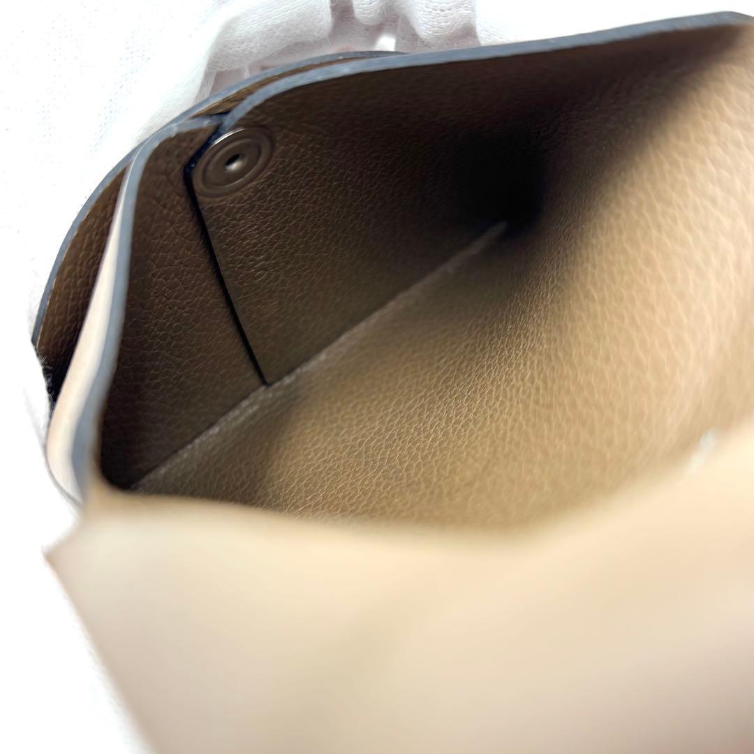 美品✨HERMES バスティア シェーブル D刻 エトゥープ ケース