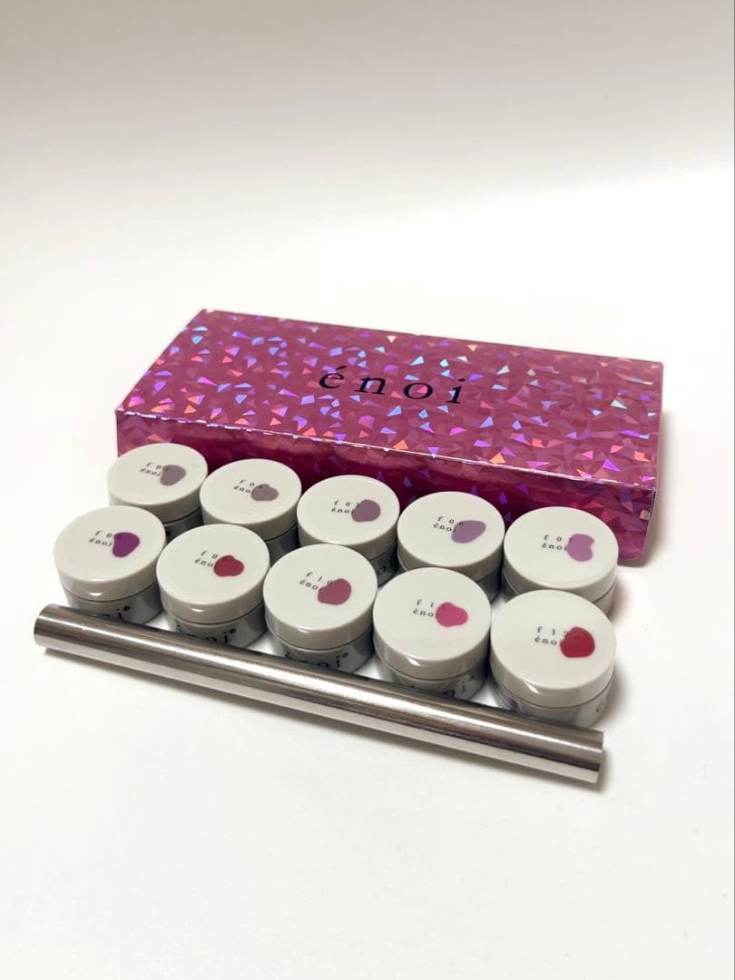 énoi エノイ ピンク フラッシュジェル 10個セット マグネットスティック付