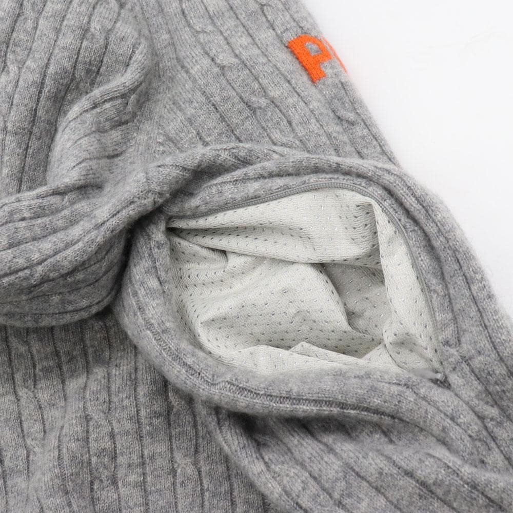 PEARLYGATES　パーリーゲイツ　メッシュ裏地　カシミヤ100％　セーター