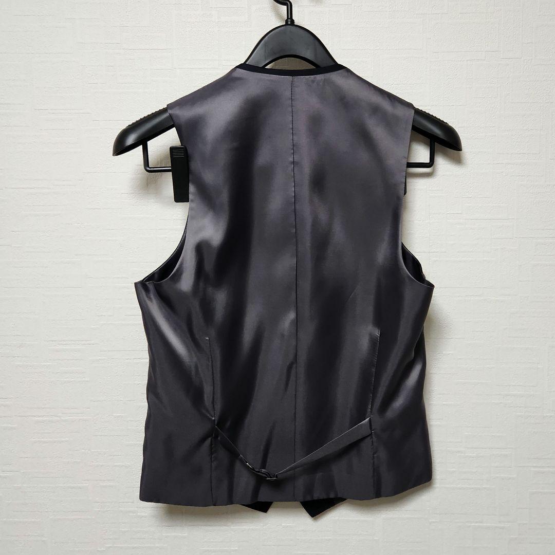 レダ　×　グローバルスタイル　メンズ　スーツ　スリーピース　濃紺　ストライプ