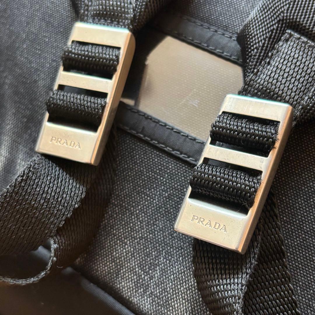 プラダ V136 バックパック リュック バッグ ブラック メンズ トラベル