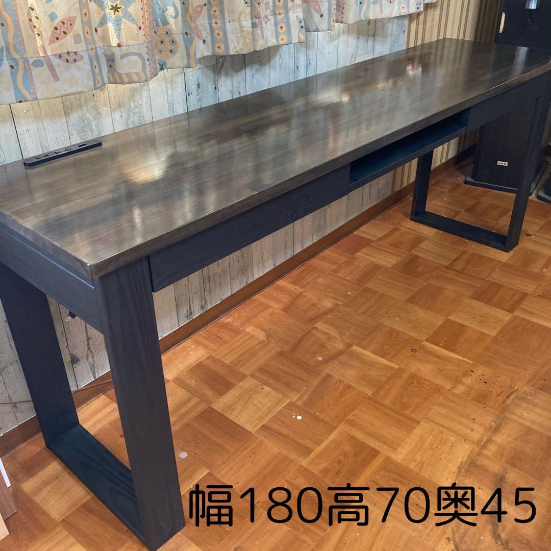 机 テーブル カウンター 幅180cm パイン集成材