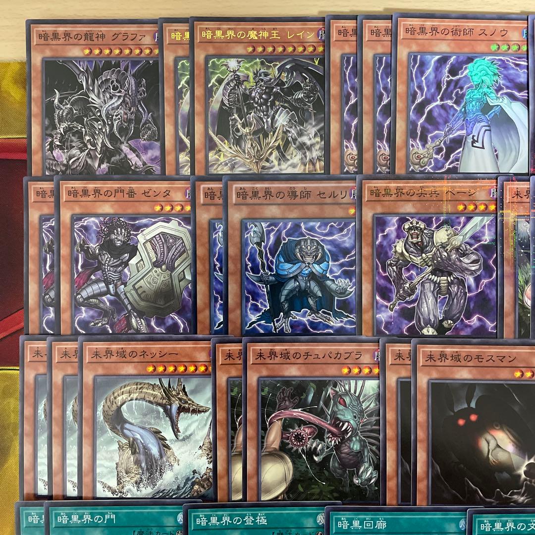 本格構築 未界域暗黒界デッキ スノウ グラファ ビッグフット ネッシー ツチノコ